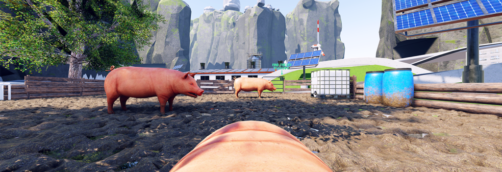 Stephan Isermann “The pig simulator” (VR Game) 2015-2018