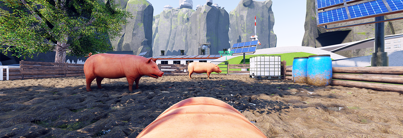 Stephan Isermann “The pig simulator” (VR Game) 2015-2018